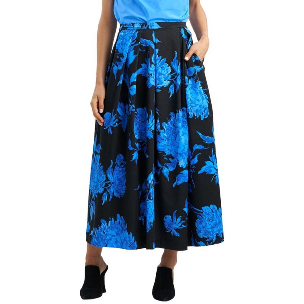 Natori Womens Maxi Skirt, Blue